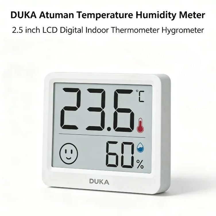 Weather Station Indoor - DUKA Atuman Thermomètre hygromètre numérique électronique