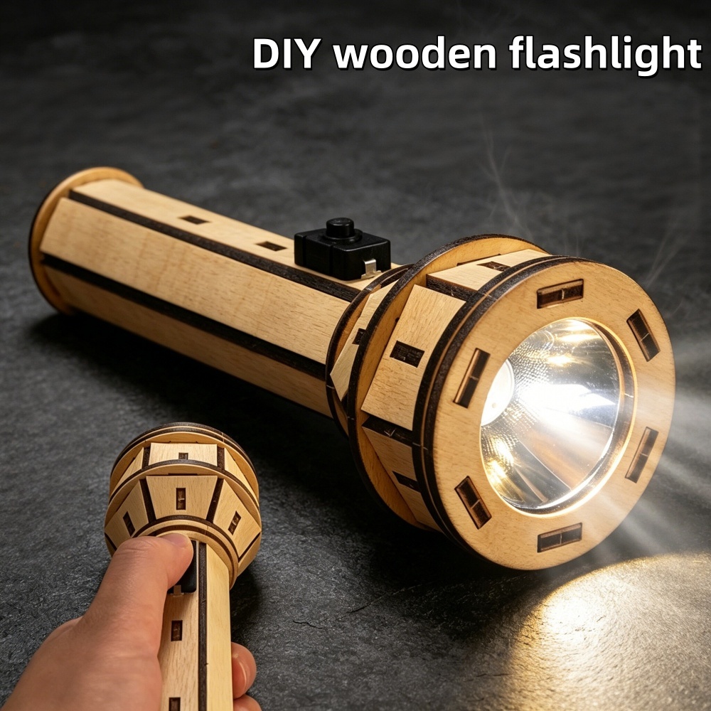 Science Hobbyist - Kit de puzzle de lampe torche