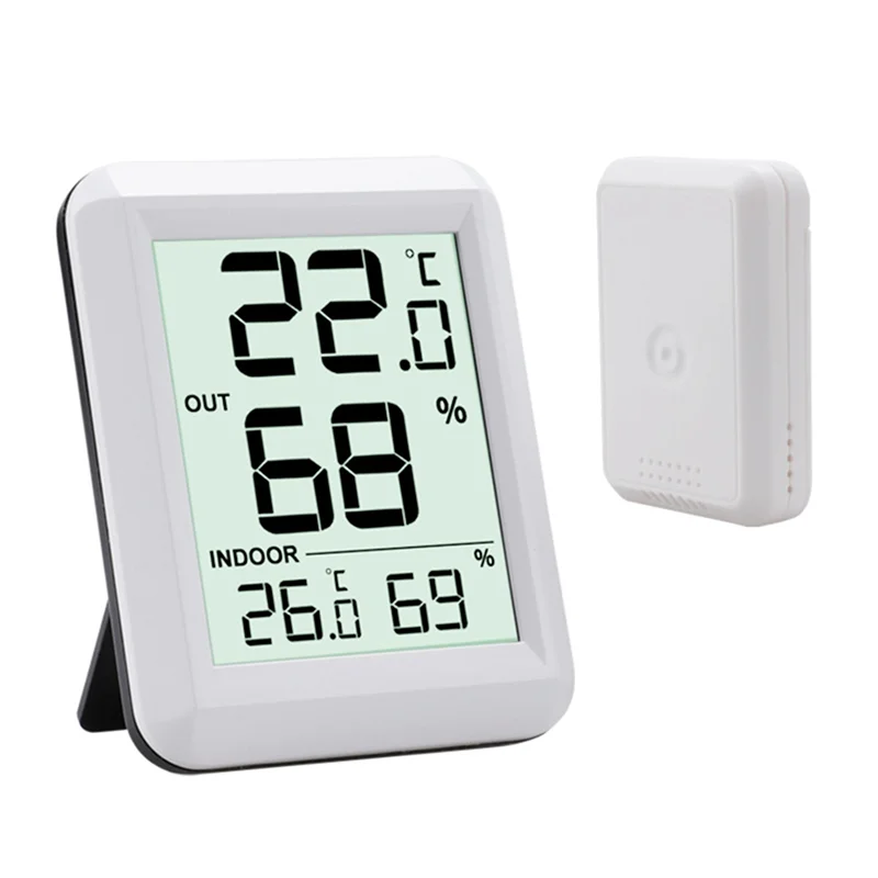Weather Station Indoor - Thermomètre et hygromètre sans fil A49T,