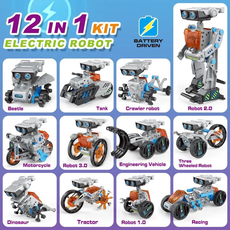 Robot solaire 12 en 1, expérie - Science Toys Diy avis et prix