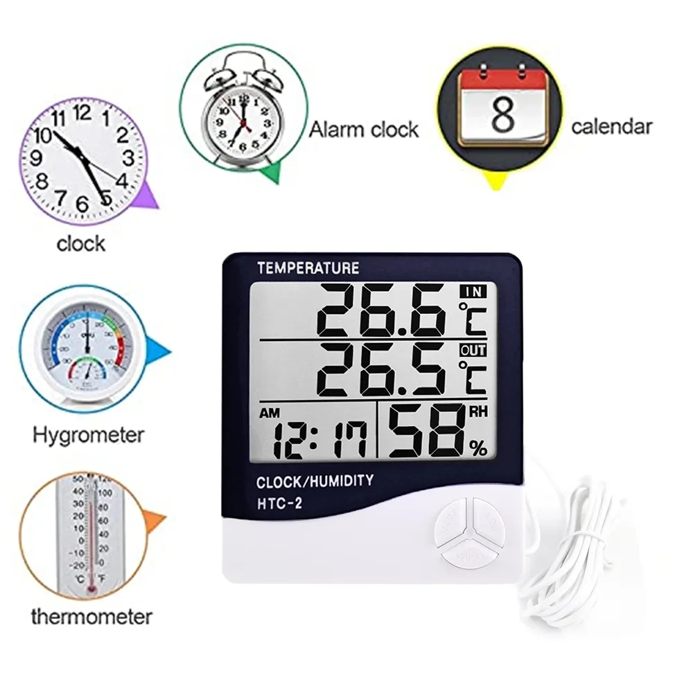LCD Électronique Numérique Tem - Weather Station Indoor avis et prix