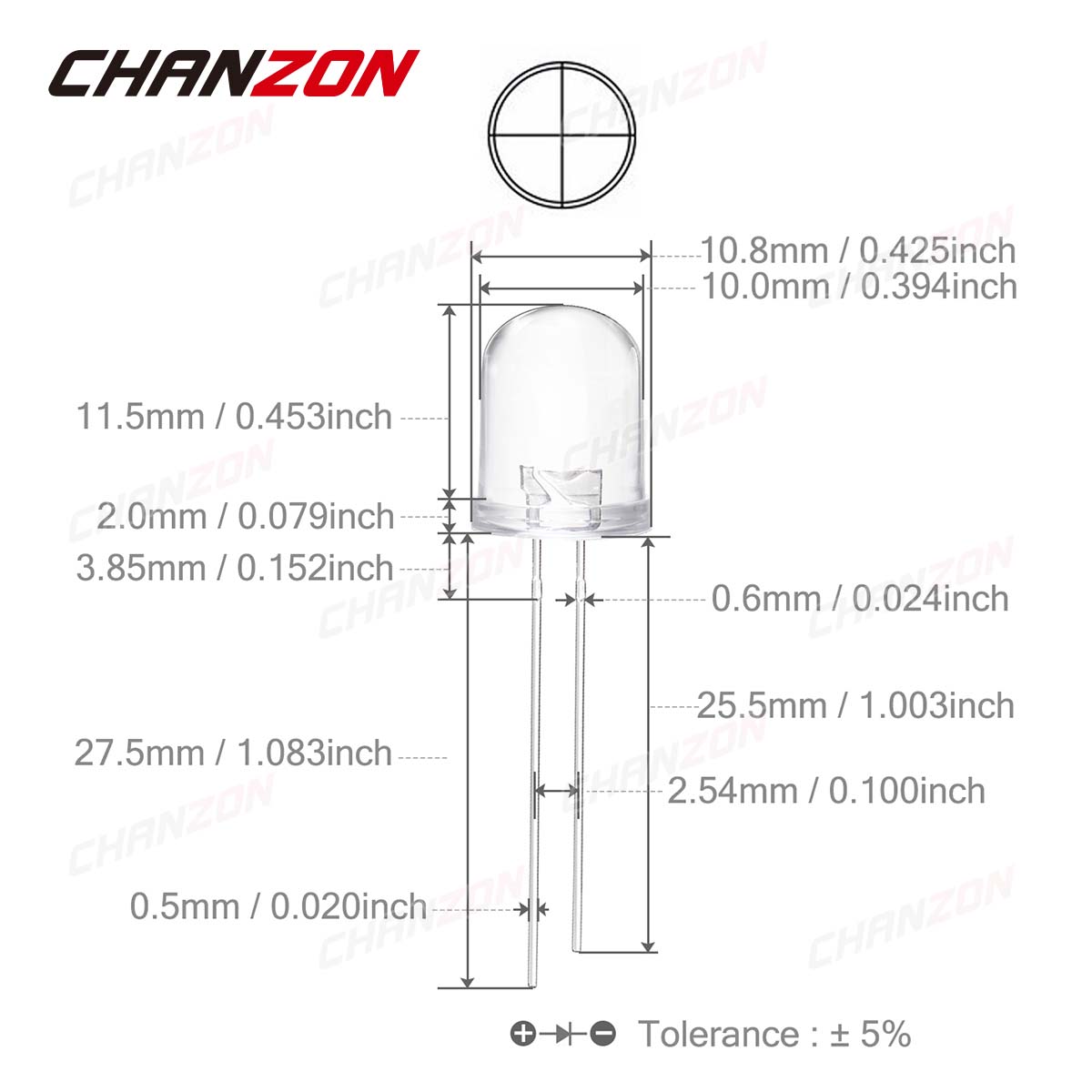 10 pièces 10mm IR LED Diode él - Science And Hobby Photos avis et prix
